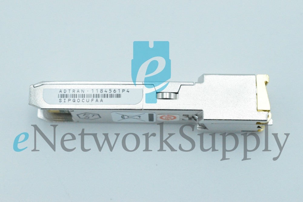 ADTRAN 1184561P4 SIPQ0CUFAA ELECTRICAL FORMAT SFP