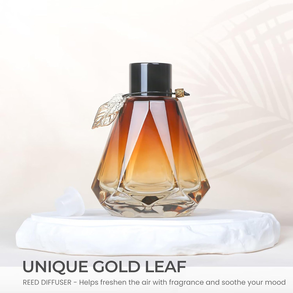 Reed Diffuser, 4Pcs Reed Diffuser Empty Bottles with 20Pcs Reed Diffuser Sticks,