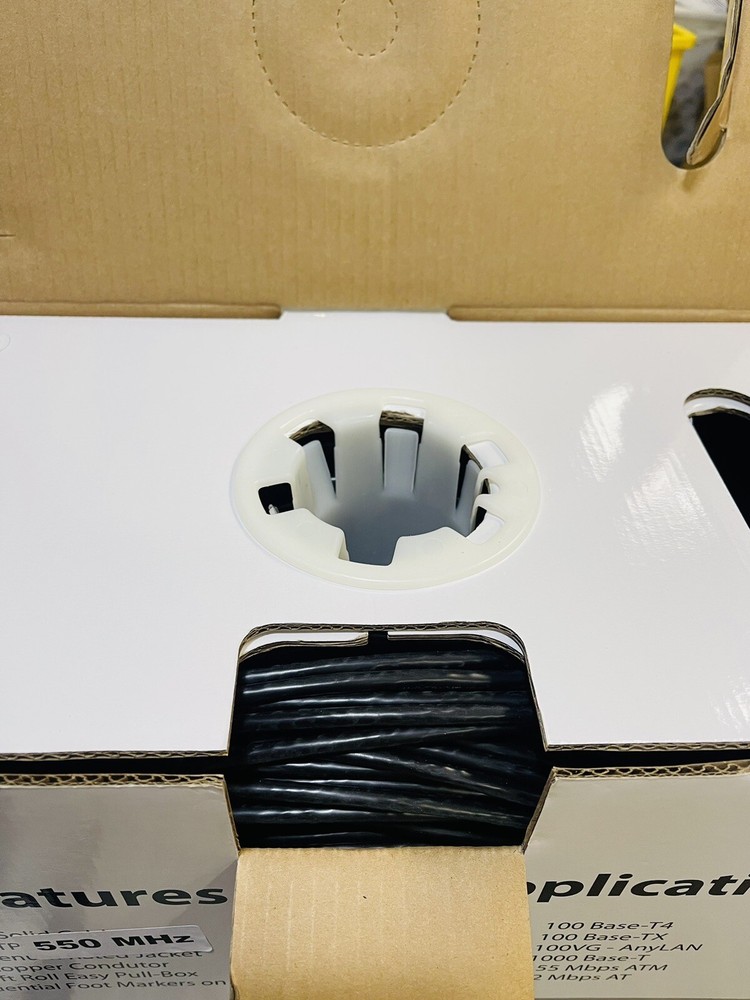 CABLE TS-PBC/6-BK PLENUM UPT SOLID CMP 4 PAIR 1000 FT