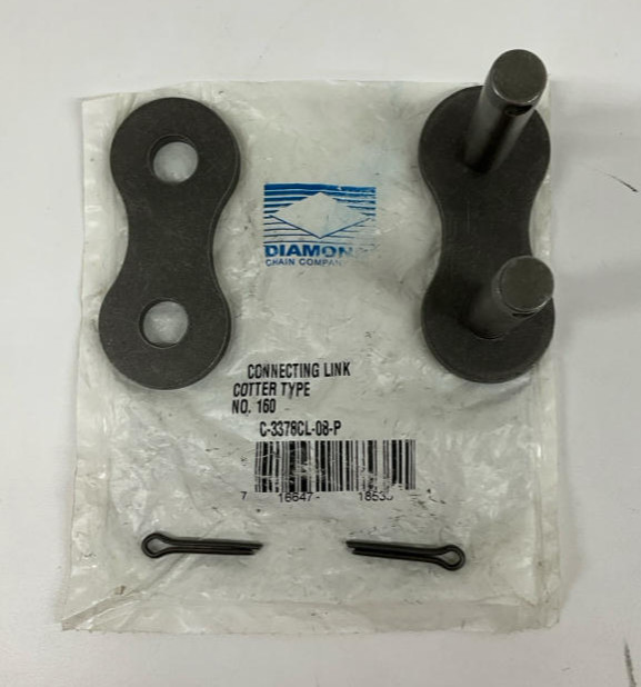 Diamond  C-3378CL-08-P  #160  Cotter Type Connecting Link