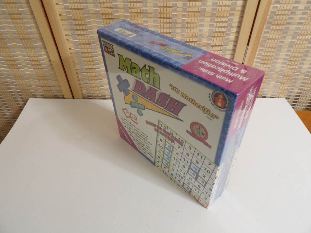 Math Dash Multiplication & Division Board Game