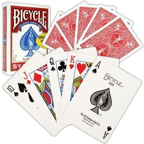 Murphy's Magic Mirage Deck Bicycle (Red) - Trick