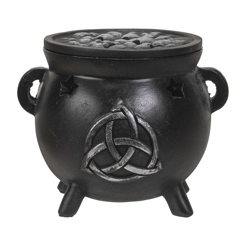 PT TRIQUETRA CAULDRON INCENSE BURNER