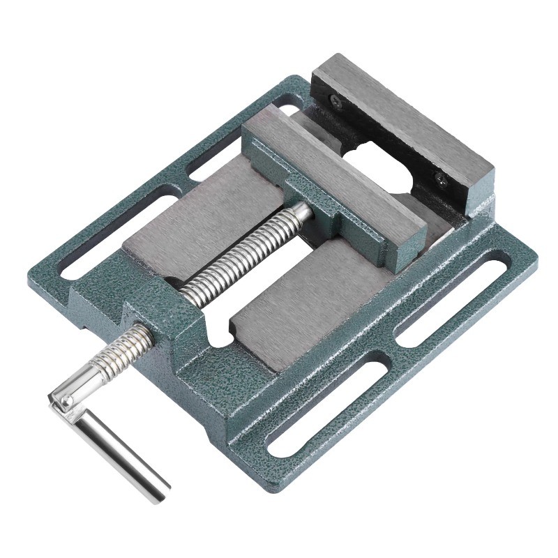 Bench Vise, Small Bench Vise, Fixed Bench Vise, Precision Drilling Machine