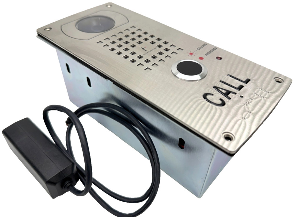 Talk-a-phone VOIP-220C3 Flush Mount Compact IP Video Intercom Door Station