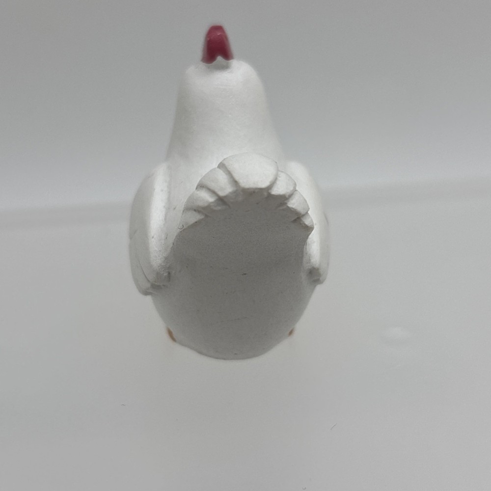 🐓 Mini White Hen 1.5” Resin Figurine
