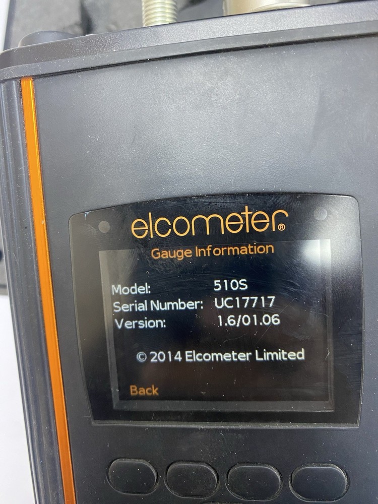 Elcometer 510S ,Model: F510-20S Automatic Pull-Off Hydraulic Adhesion Gauge