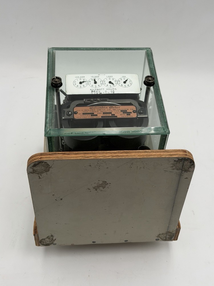 Antique Columbia Electrical Meter Roller-Smith Co High Torque Induction Type CS2