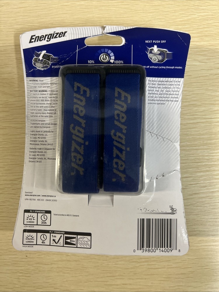 energizer headlamp 325 Lumens