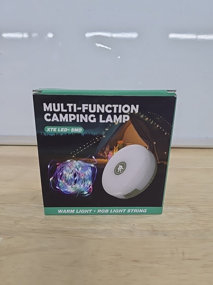 Multi-function Camping Lamp RGB Light String (Kxk-828) (29.5Ft), New In Box