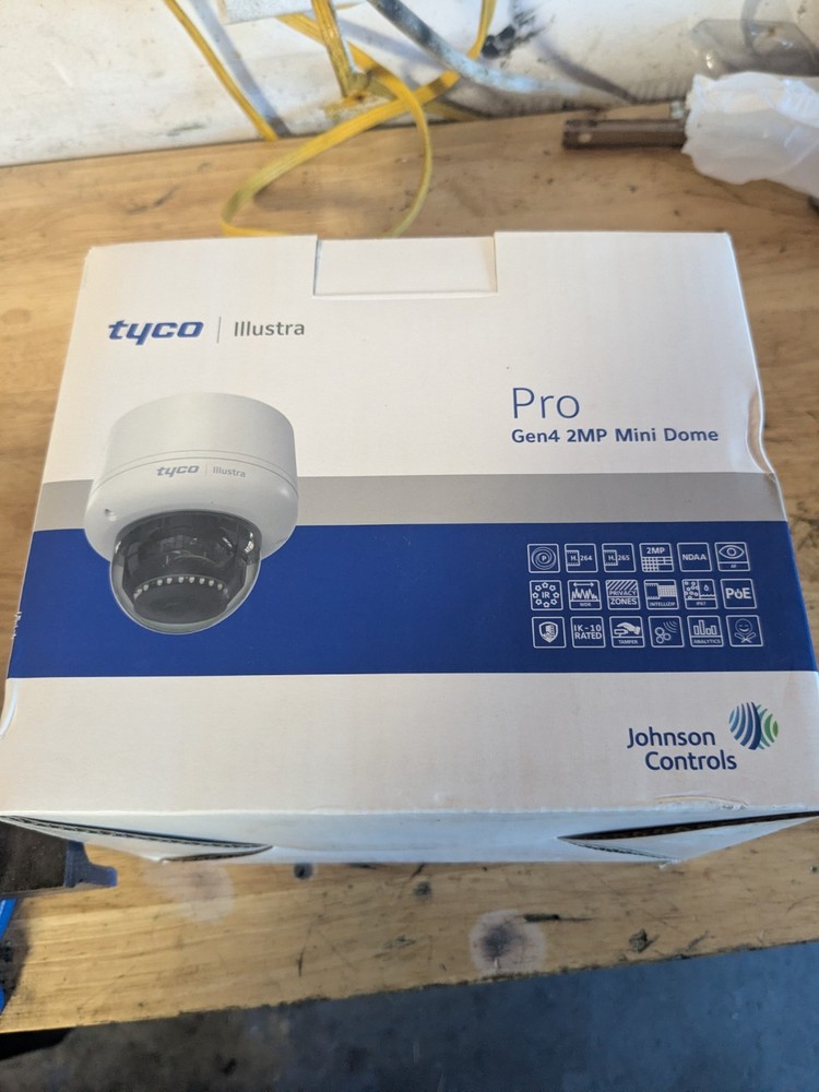 Tyco Illustra Pro Gen4 2MP Mini Dome Security Camera IPS02-D12-0104