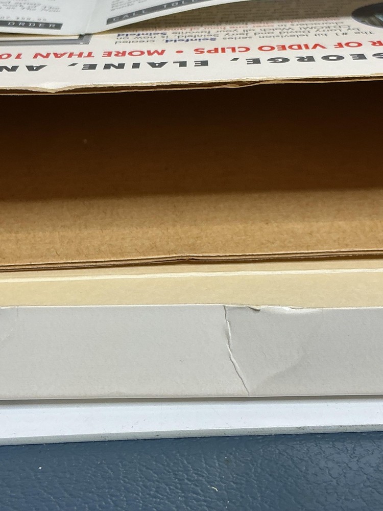 Vintage Seinfeld CD-ROM Box Only Display Windows PC Big Box