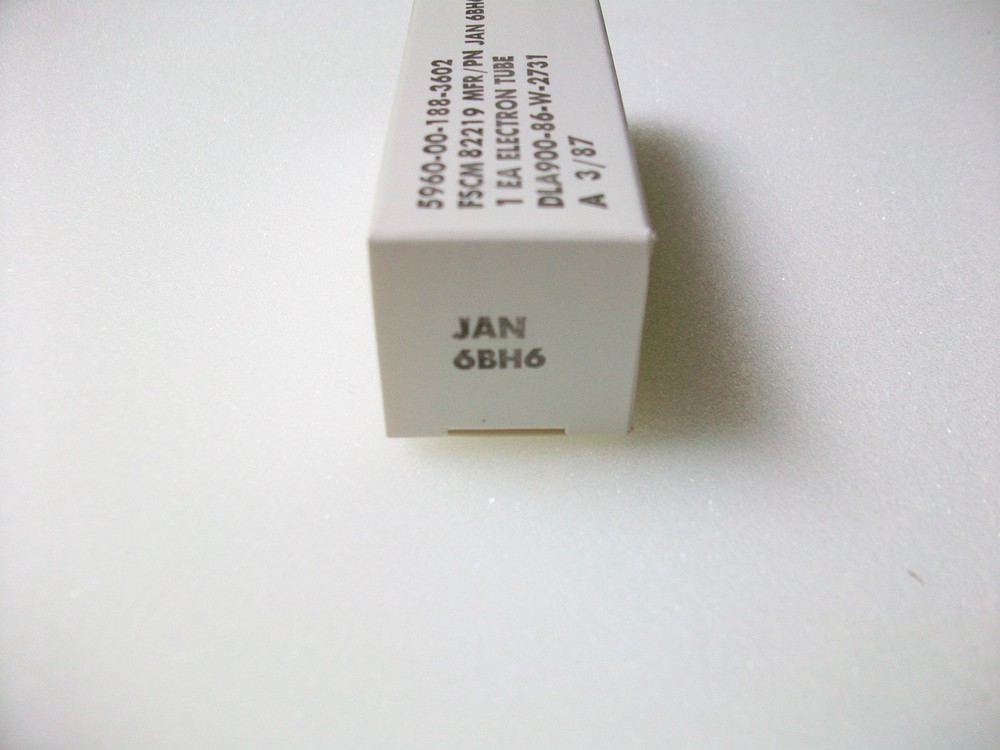 JAN PHILIPS 6BH6 TUBES