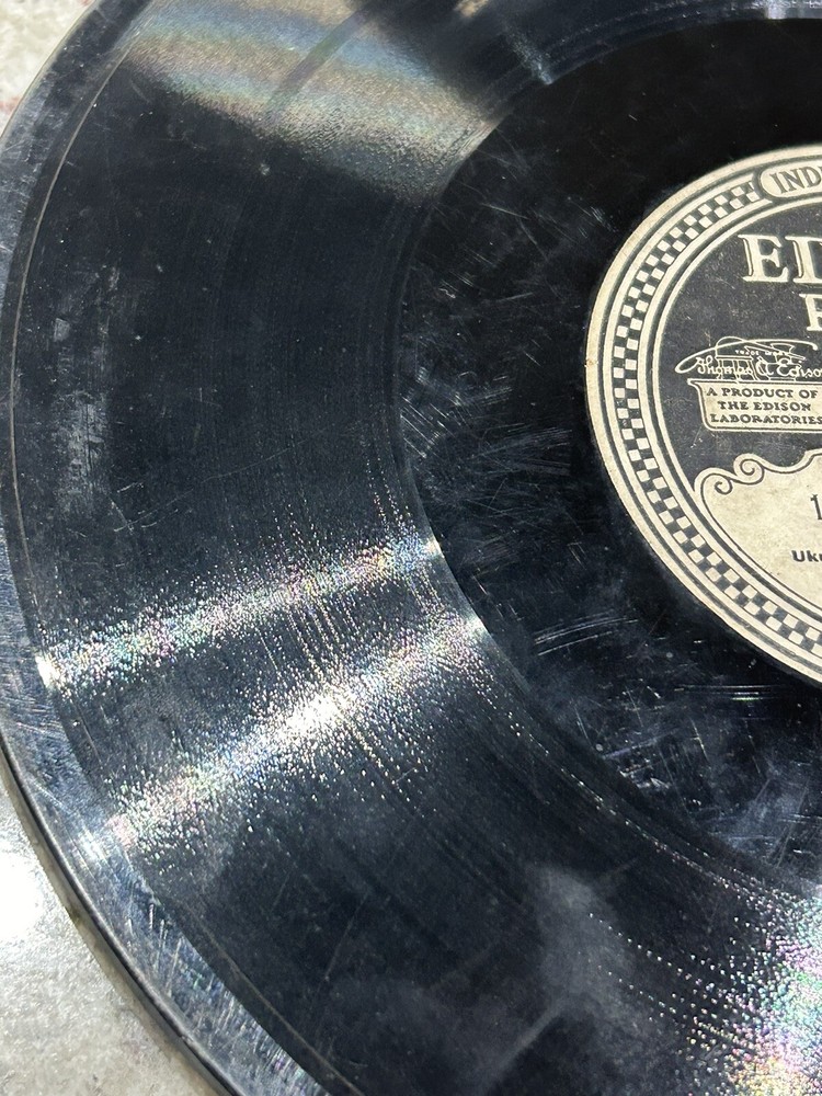 Edison Record Johnny Marvin 12th Street Rag Untested
