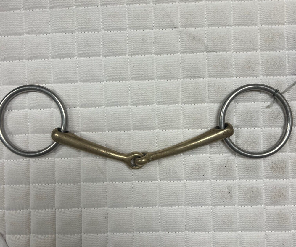 Used HS Single Joint Loose Ring Bradoon Bit - Size 145mm