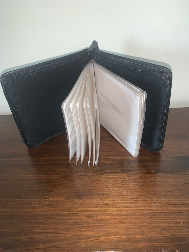 Leather CD Case With Zipper