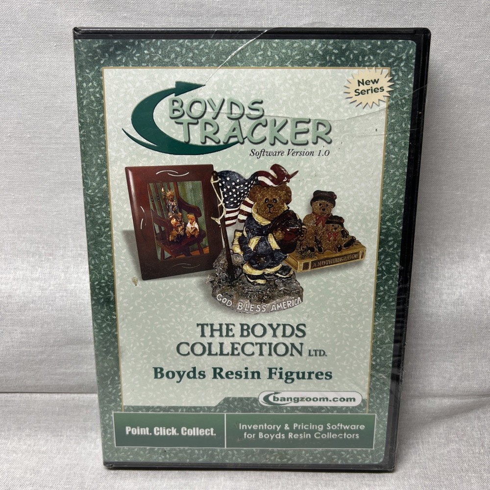Boyds Tracker CD-Rom: The Bear Collection Resin Figures Inventory & Pricing
