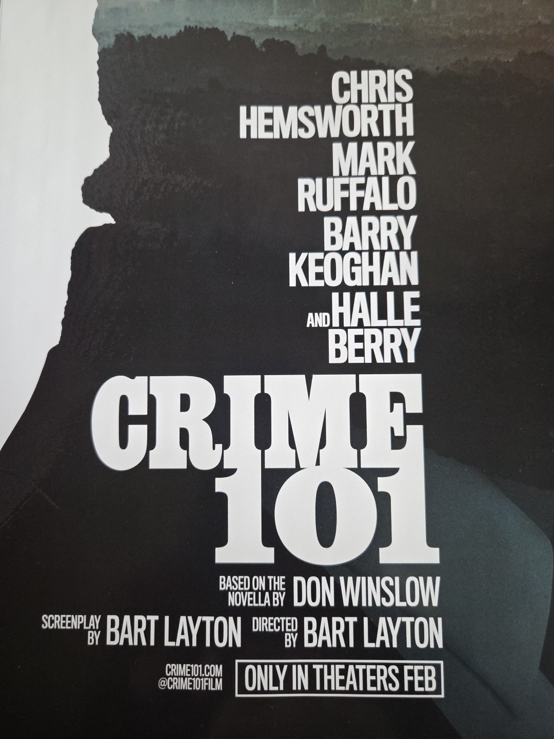 Crime 101 - Collector’s Print- 11 1/2 X 17 “ Poster - New
