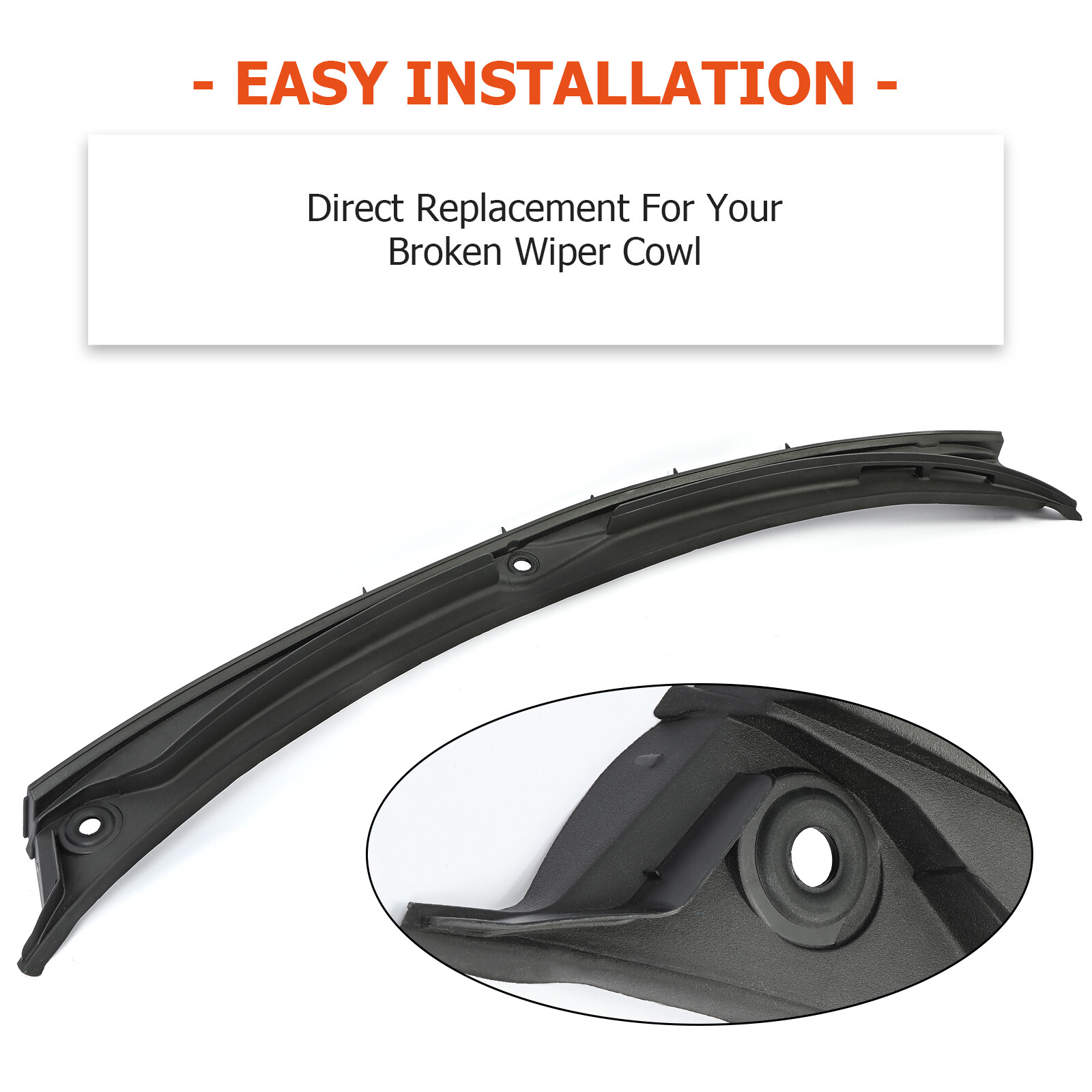 Fits 97-06 BMW M3 E46 323i 328i Lower Motor Cowl Cover-Windshield Wiper Grille