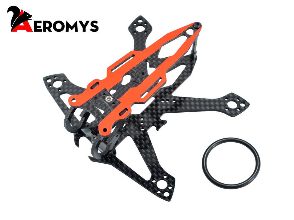 Microheli AEROMYS 100 Racing Frame Kit (RED)