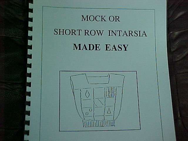 Knitting Machine Mock or Short Row Intarsia Made Easy