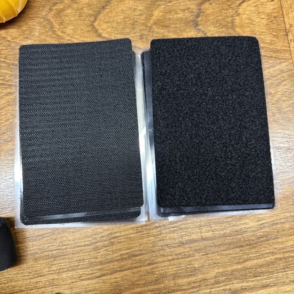E 4X6 Inch Hook and Loop Strips,  Tape Strong Back 16 Sets Stick Patch Craft