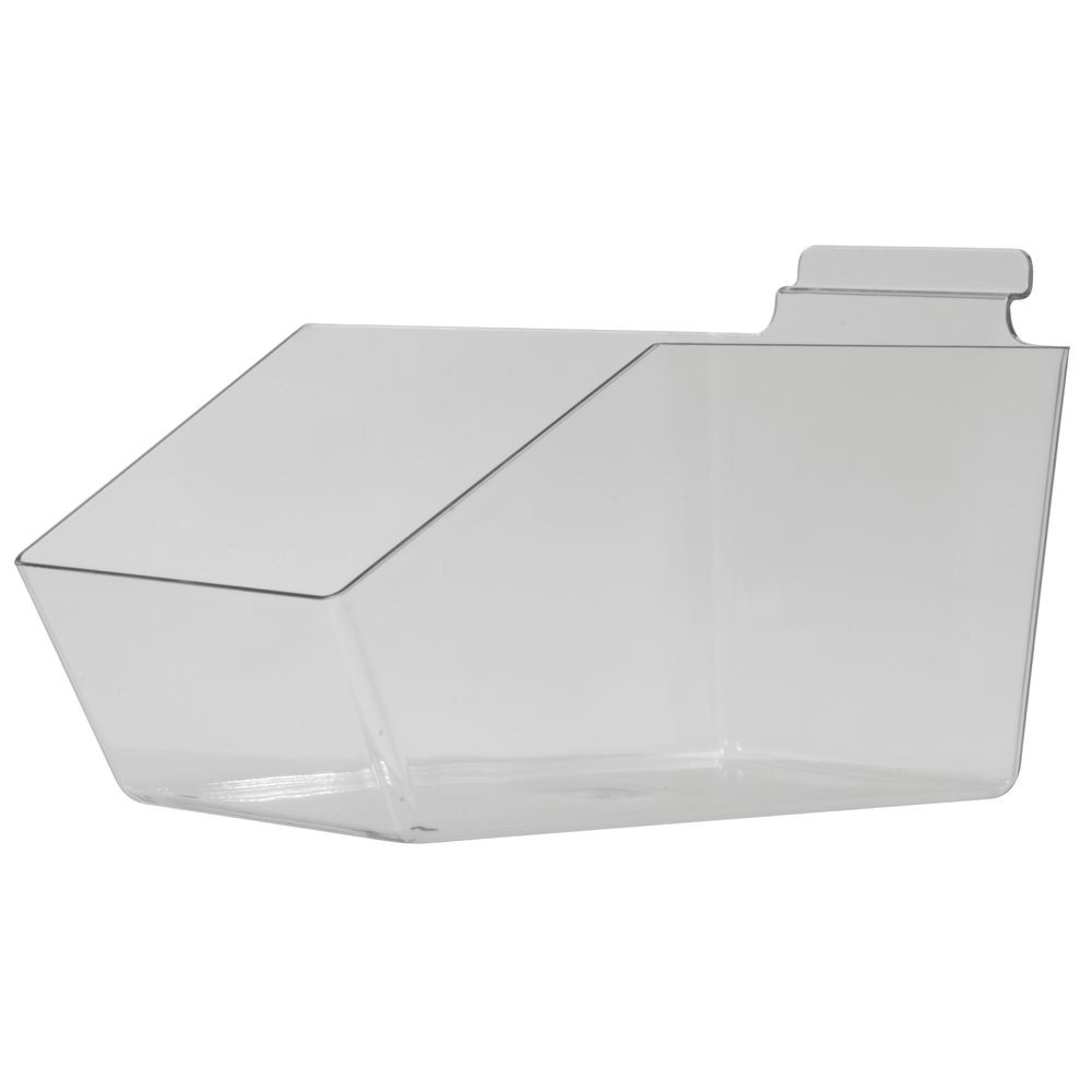 Visi-Bins Large Rectangular Clear Plastic Bin - 6"W x 11 1/2"D x 5 1/2"H