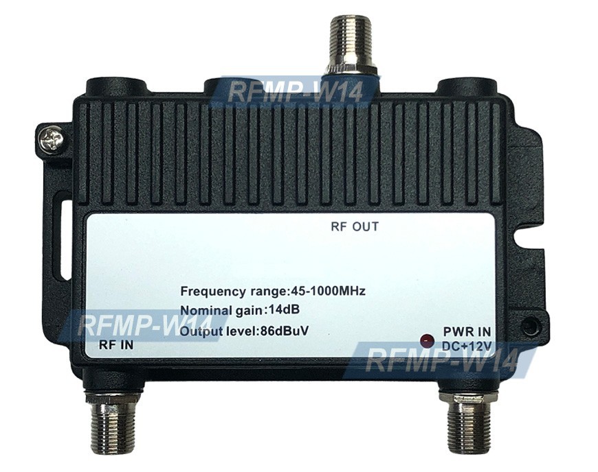 Indoor Active Powered Amplifier With 14dB Boost For UHF VHF CATV Antenna