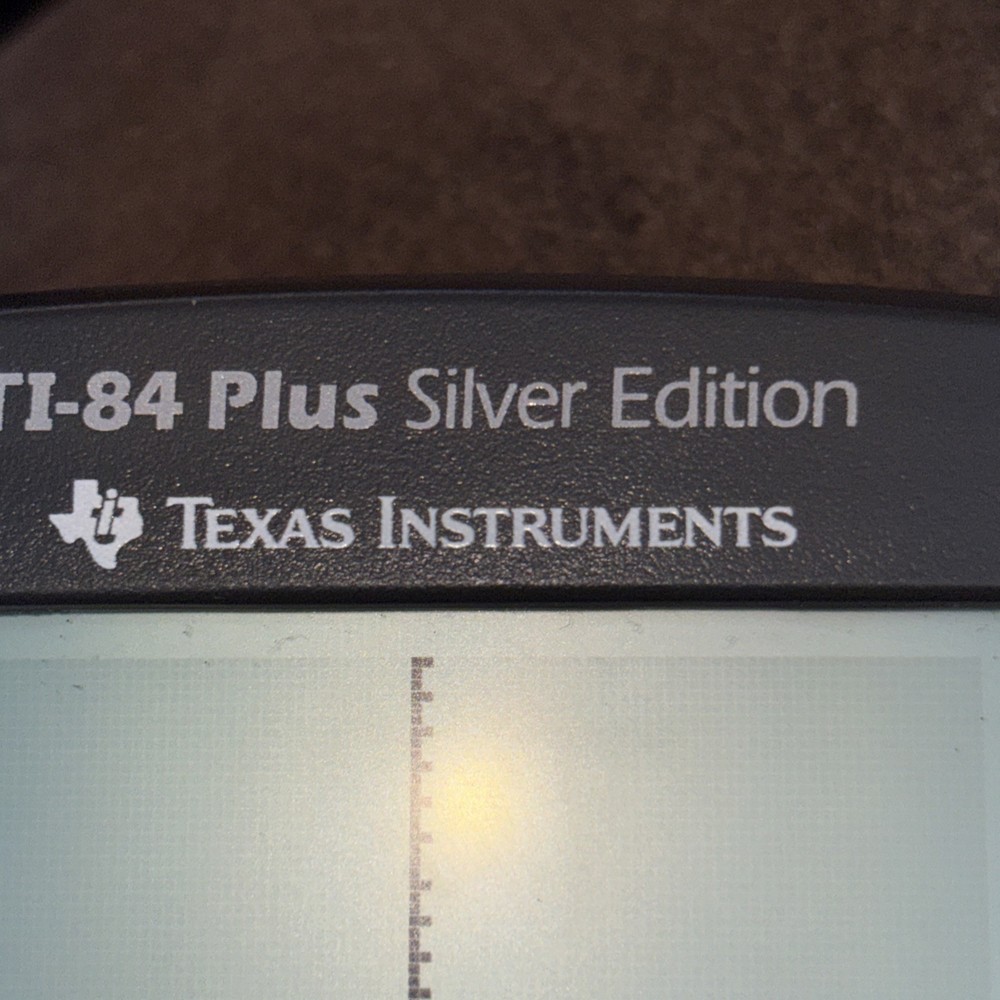 Texas Instruments TI-84 Plus Silver Edition Graphic Calculator Tested Perfect