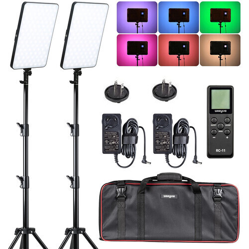 Weeylite Sprite 40 RGB Panel Light 2500-8500K Studio Light with Remote Control