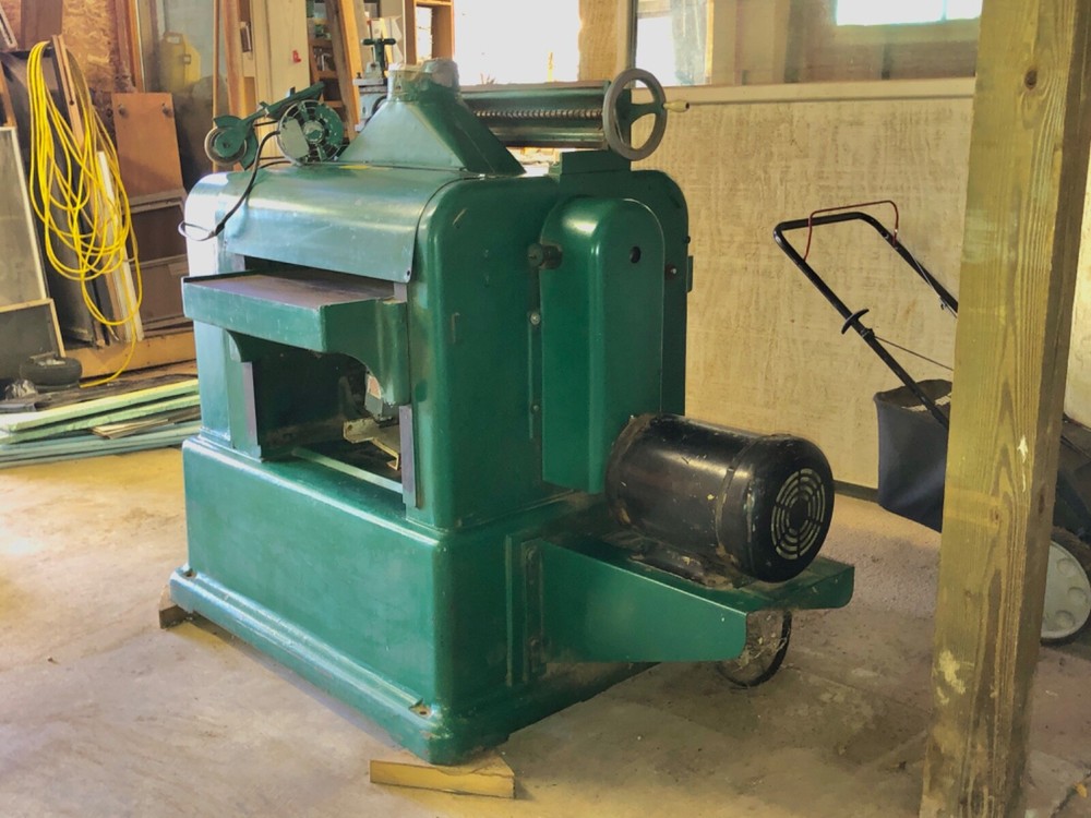 Powermatic 20" planer with sharpener