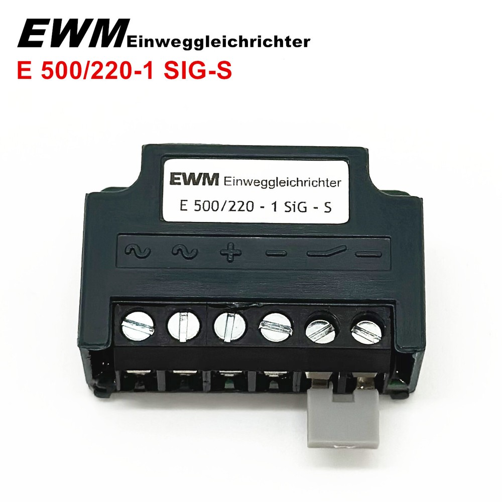EWM Einweggleichrichter E 500/220-1 SiG-S rectifier brake module