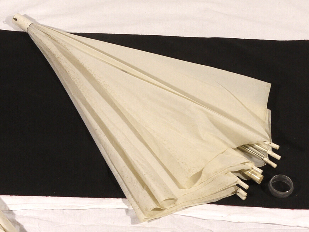 PRL) EPG 2x WHITE SOFTBOX UMBRELLA FLASH DIFFUSER PHOTO STUDIO UMBRELLA