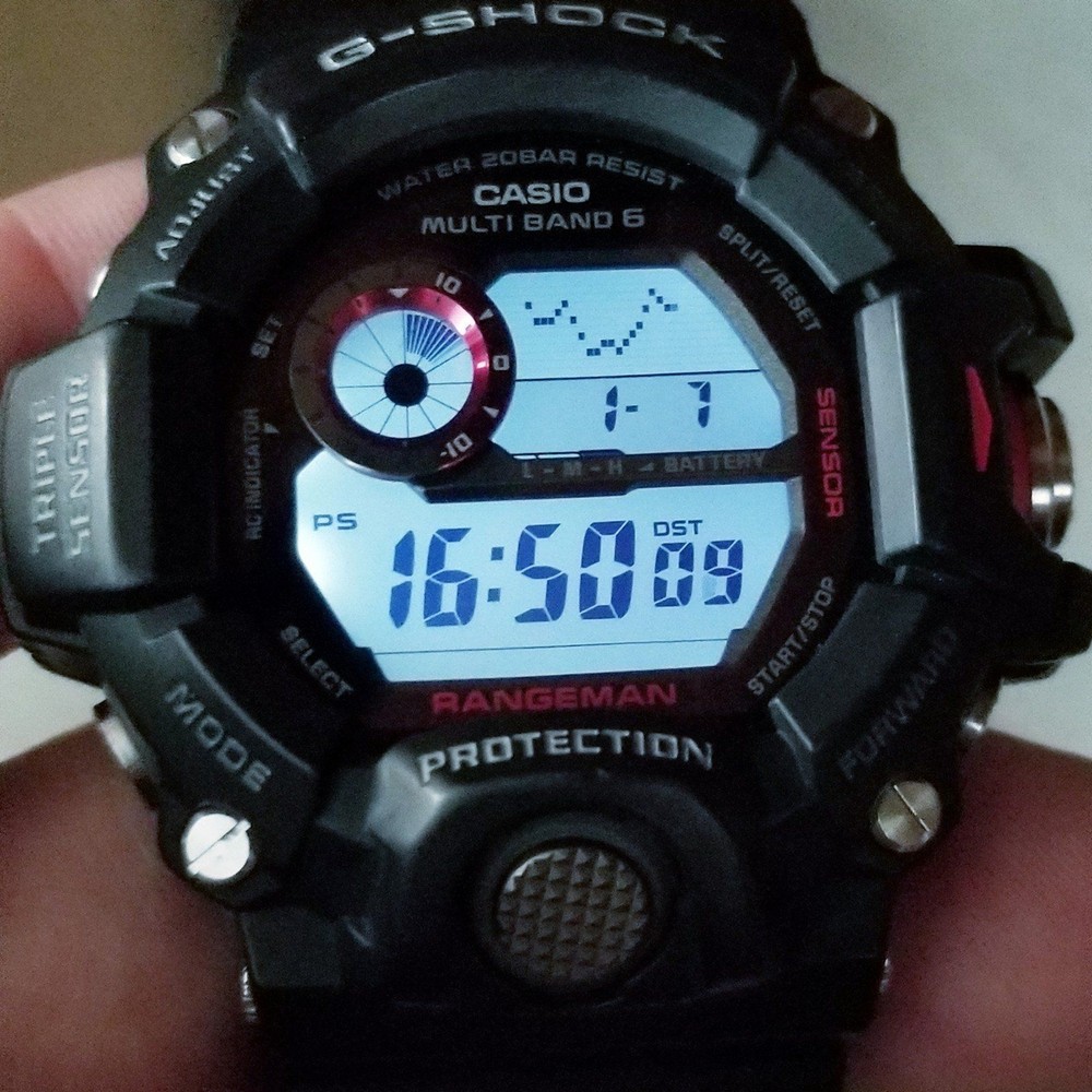 ⌚G-Shock GW9400 Rangeman triple sensor barometer temp compass.