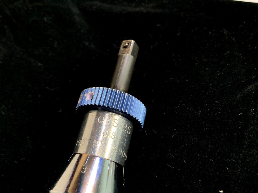 Snap-on QTS135 Adjustable Torque Screwdriver Limiting Click Type 1/4" Drive