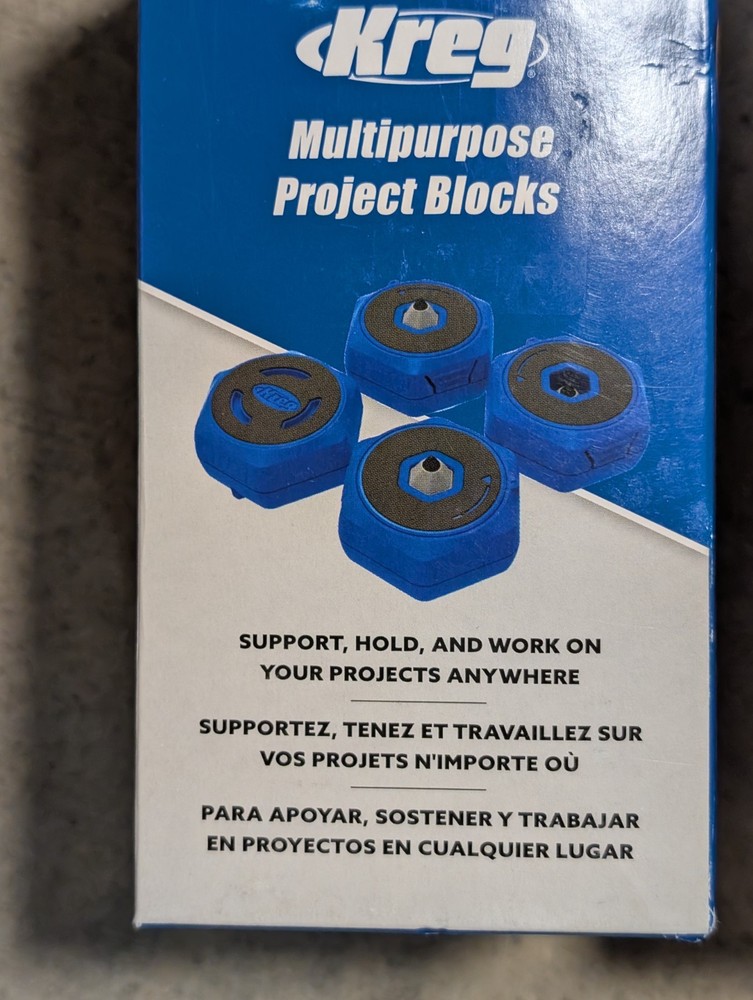 Kreg Multi-Purpose Project Blocks, TWO New, 4-Pack Packages - FREE SHIPPING