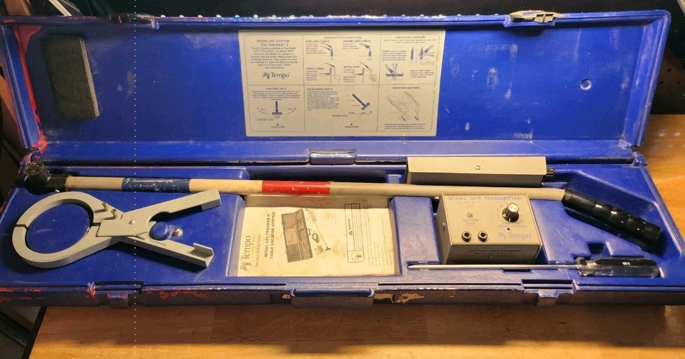 Tempo Model 501 Tracker II Underground Cable Locating System