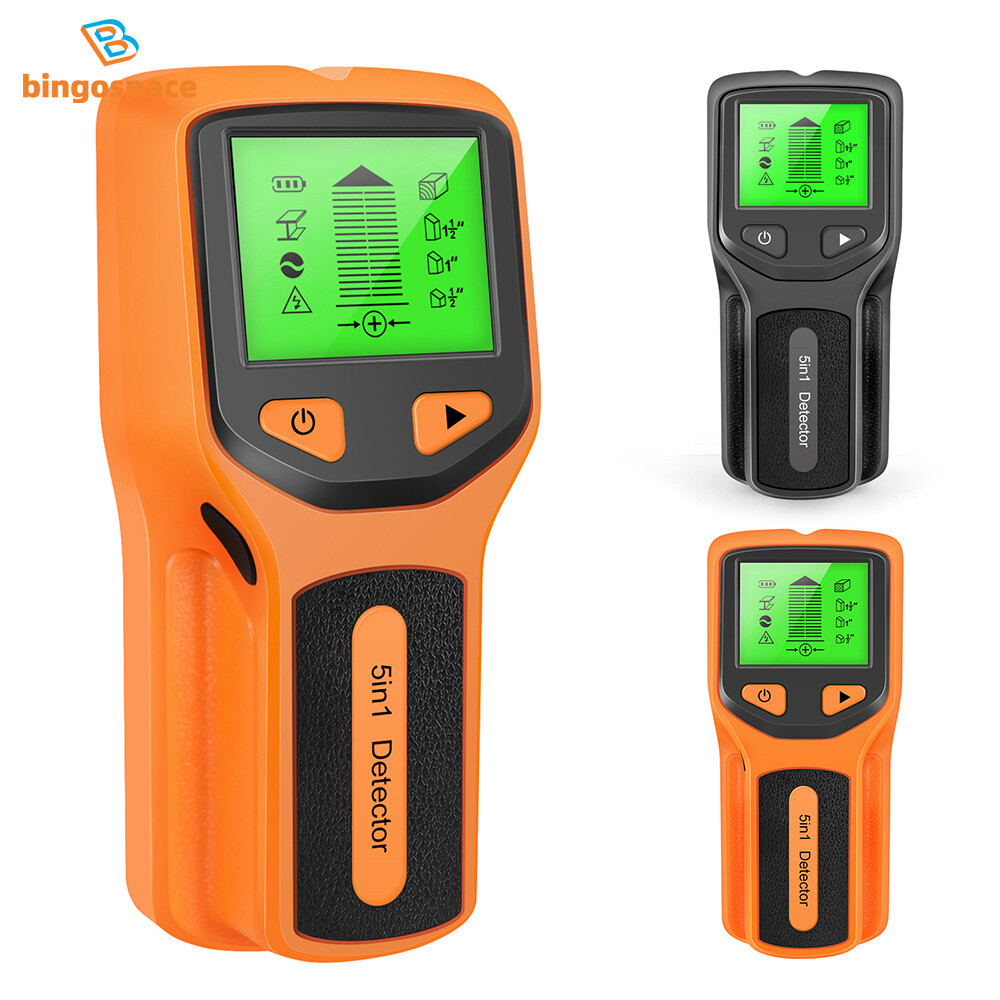 5-in-1 Stud Finder Metal Pipe Sensor Wire Detector Multifunctional Wall Scanner