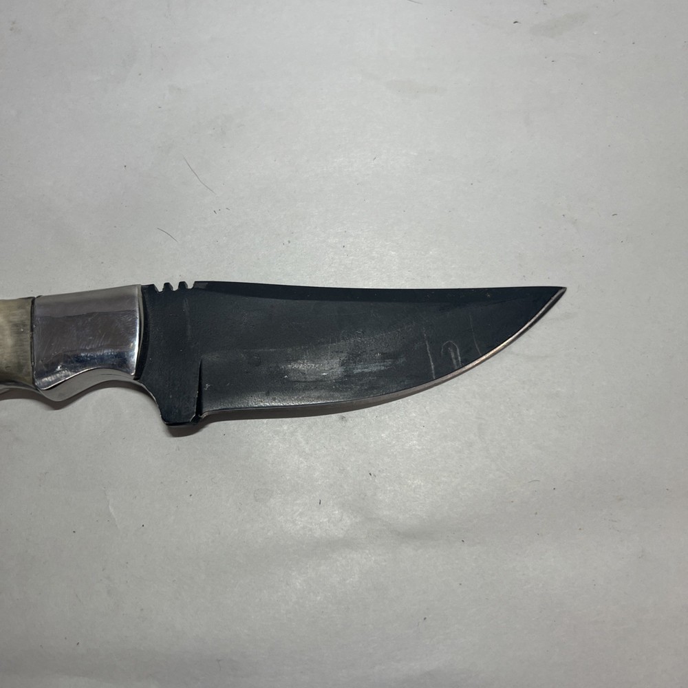 Custom 8.5”Fixed Knife w/ Bone Handle