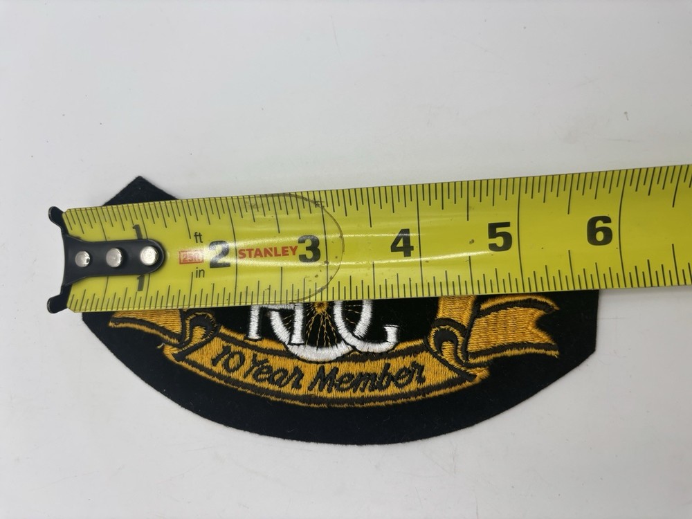 Harley Davidson Owners Group HOG 10 Year Member Embroidered Patch