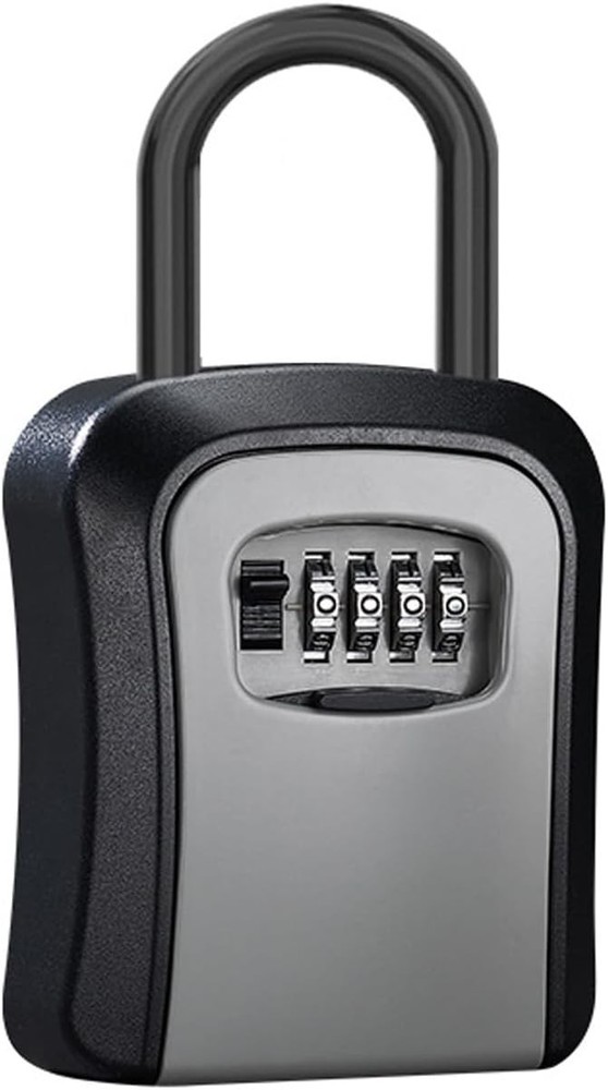 Wall Mount Password Key Box Resettable Code Safe Portable Home Security Lock Box