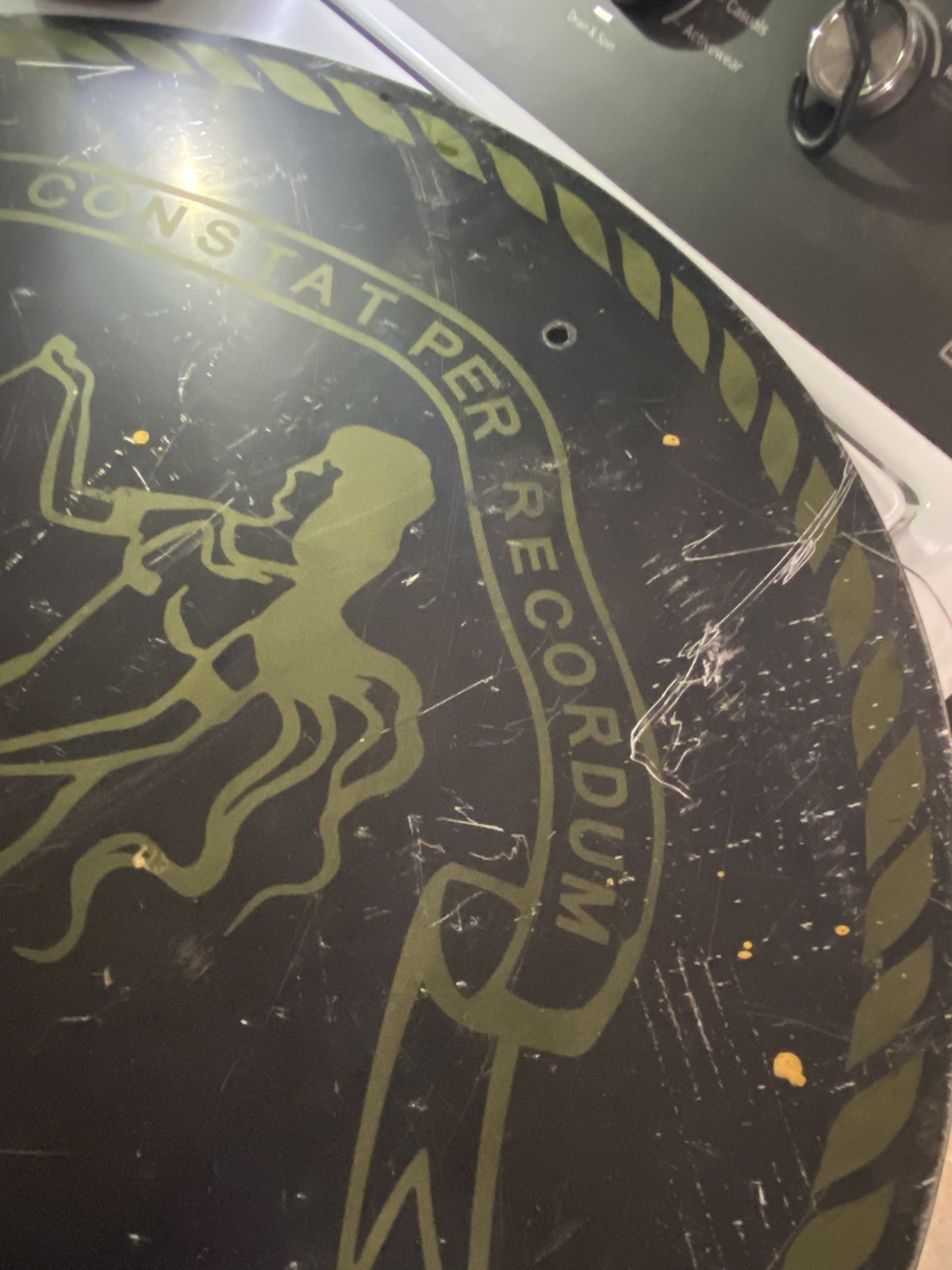 Authentic Retired Vintage 30x30 Constat Per Recordum Woman Road Sign Highway