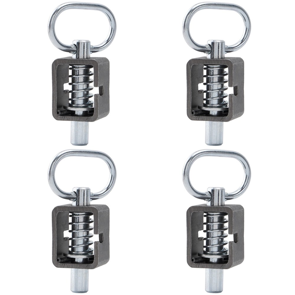 Pack of 4 Spring Latch Lock Weld-On Spring Latch Assembly Trailer Gate Latch US