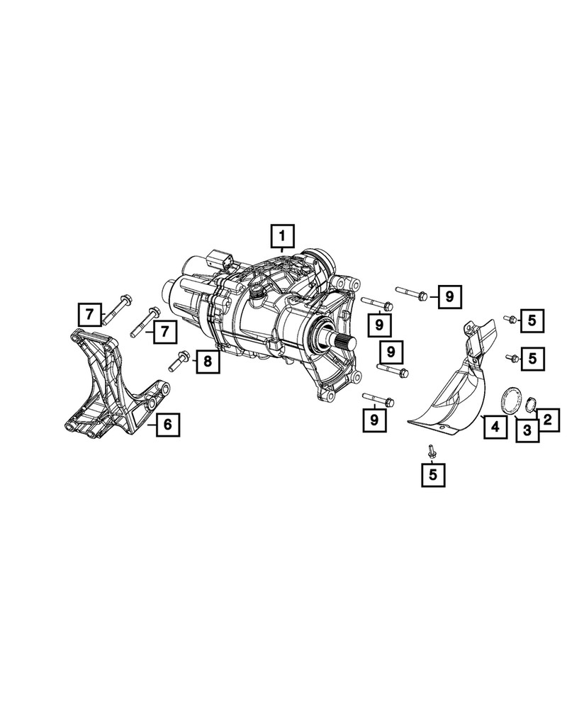 Genuine Mopar Hex Flange Head Bolt 06512819AA