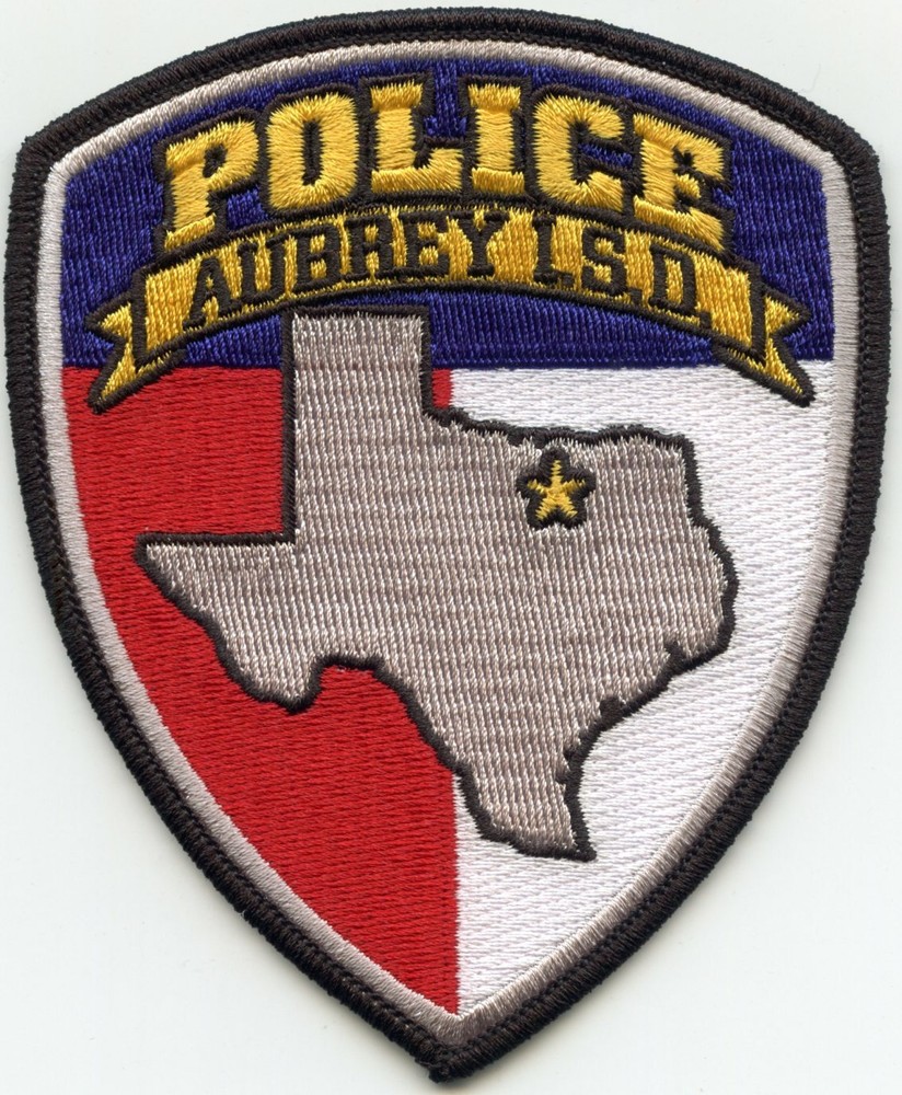 AUBREY TEXAS TX SCHOOL CAMPUS POLICE PATCH