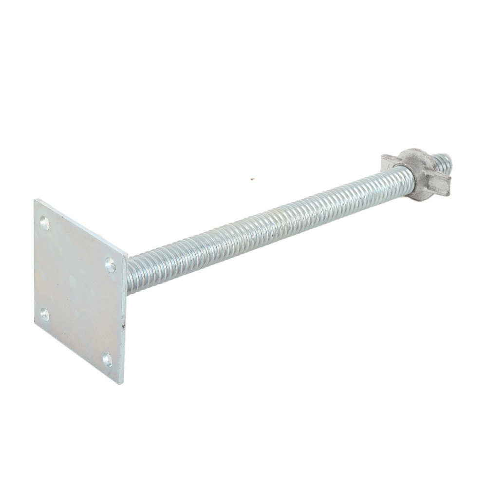 Adjustable Scaffold Leveling Jacks 18" Scaffolding Leveling Jack with Base Plate