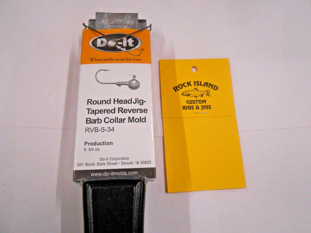 3108 DO-IT Round Head Jig Mold 3/4 oz