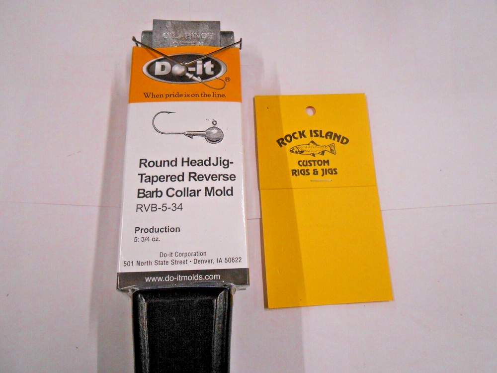 3108 DO-IT Round Head Jig Mold 3/4 oz