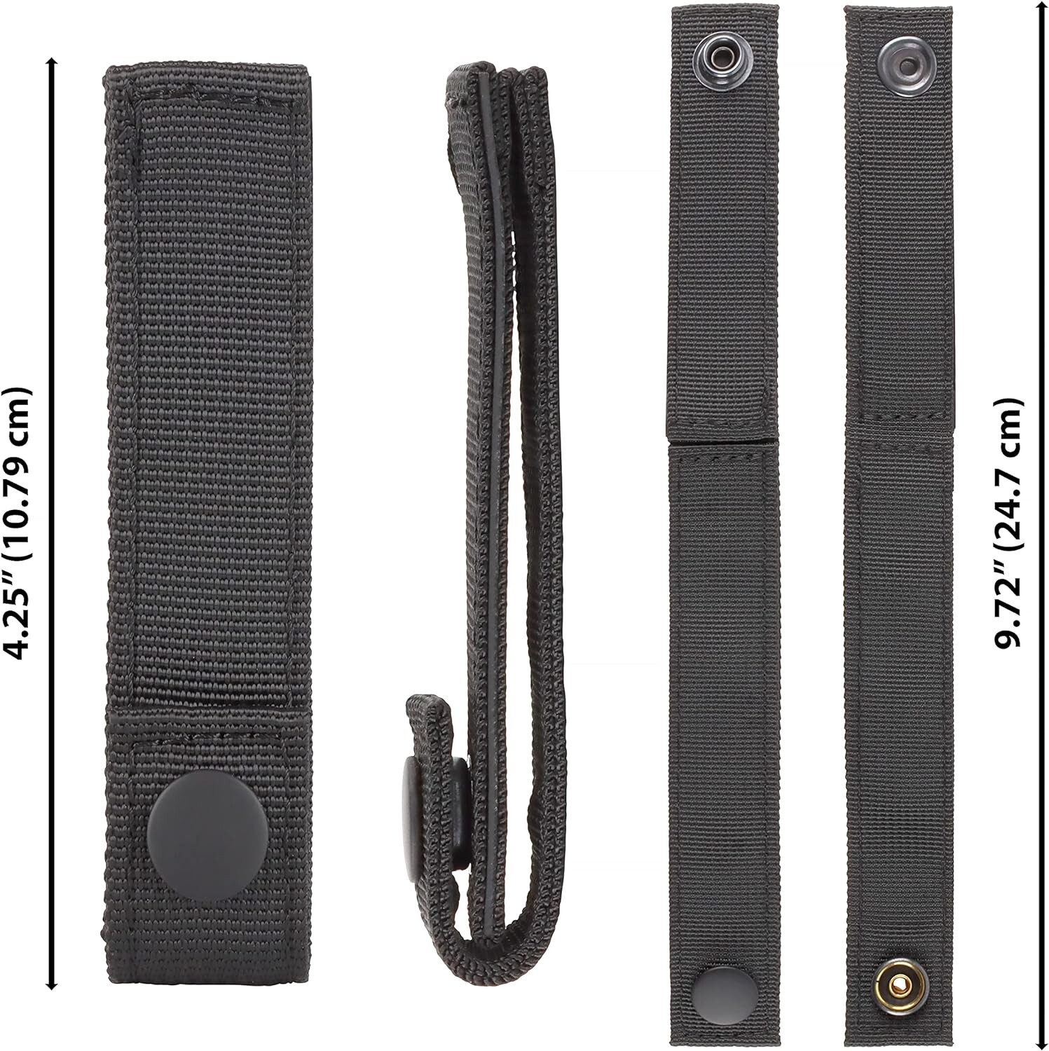 CAT Outdoors MOLLE Straps with Snaps Tactical - 4 piece Strap Connectors