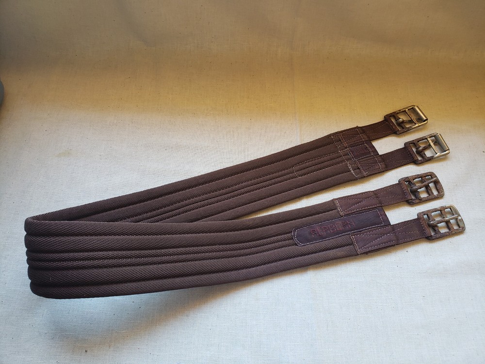 Aerborn Padded Cushion Humane Web Girth Brown 43in